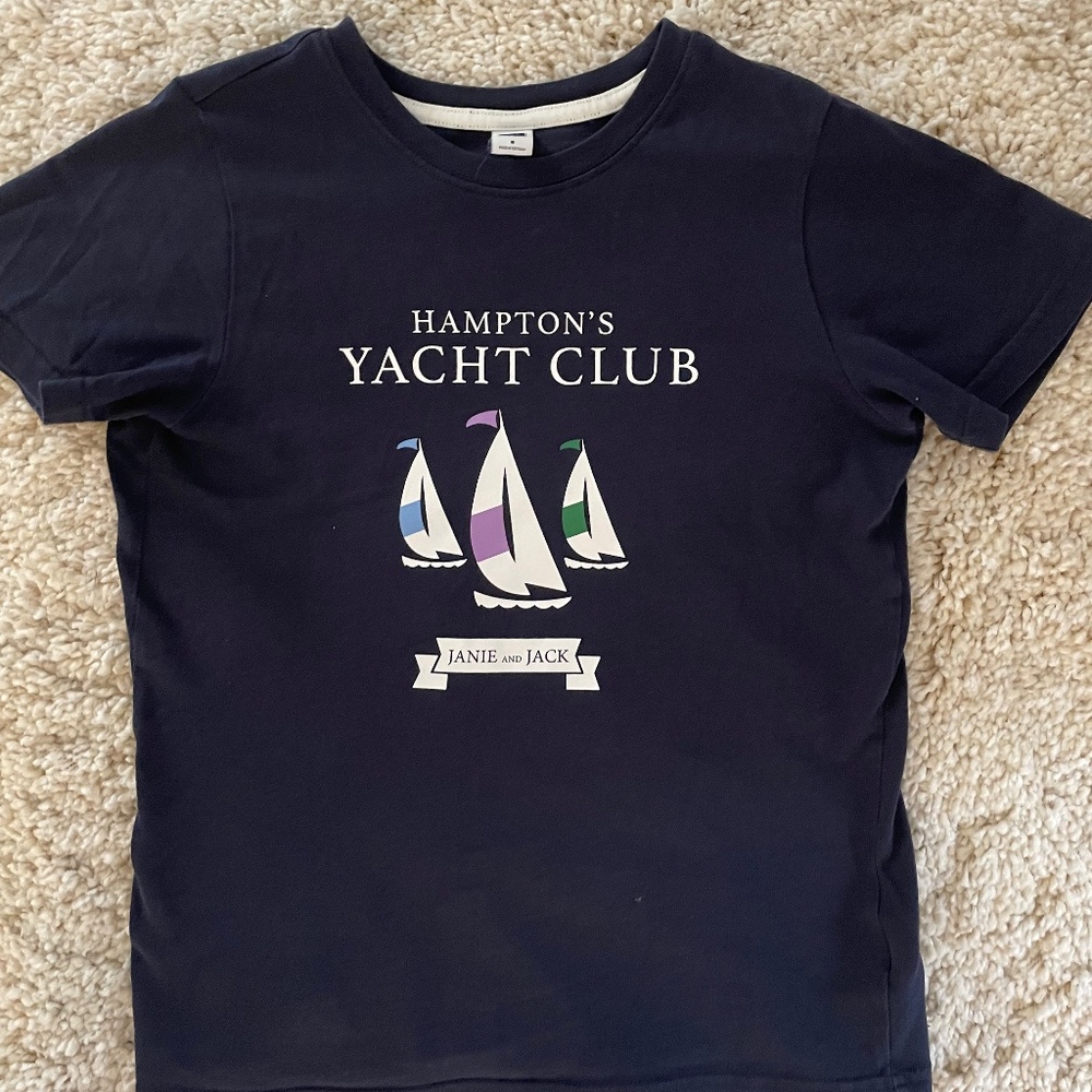 Boys Janie & Jack t shirt navy blue